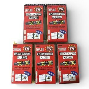 Pioneer Snapload Replaces Scrapbook Screw Posts As Seen On TV Vintage 2006 NEW